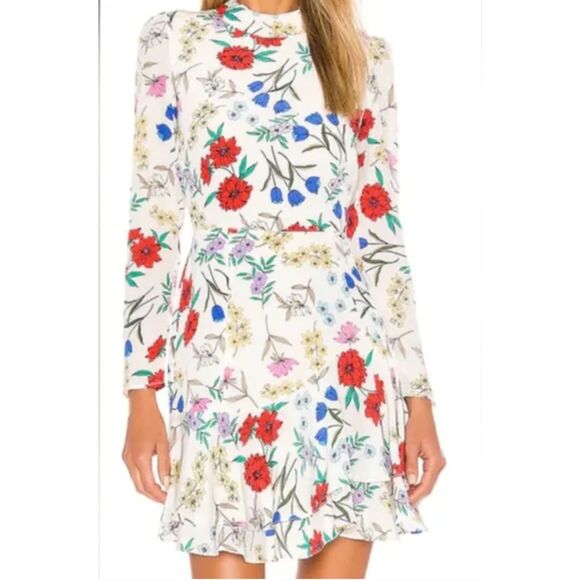 NWT Yumi Kim Night Fever Garden at Dawn 100% Silk Floral Mini Dress 4 - Picture 14 of 14